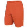 CHAMPRO Boys' Dynamic Tricot Mesh Shorts, Orange, Large