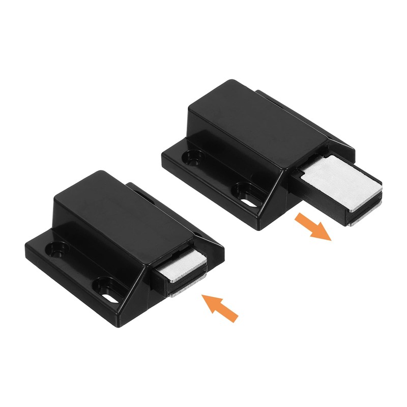 sourcing map Glass Door Magnetic Catch Latch Closures with Clamp,