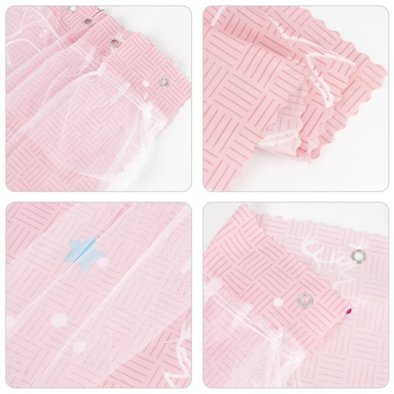 Hoce Bunk Bed Curtain Gauze Bunk Bed Curtains Drapes with