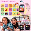 zicor Kids Game Watch Gift with 26 Puzzle Games, Dual