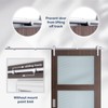 EaseLife 6 FT Stainless Steel Sliding Barn Door Hardware Track