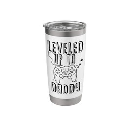 Leveled Up to Daddy Stainless Steel Insulated Tumbler