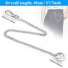 Snillok 2 PCS Wallet Chain 17 Inch Heavy Duty Keychain