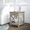 Bush Furniture Key West End Table with Storage Small End