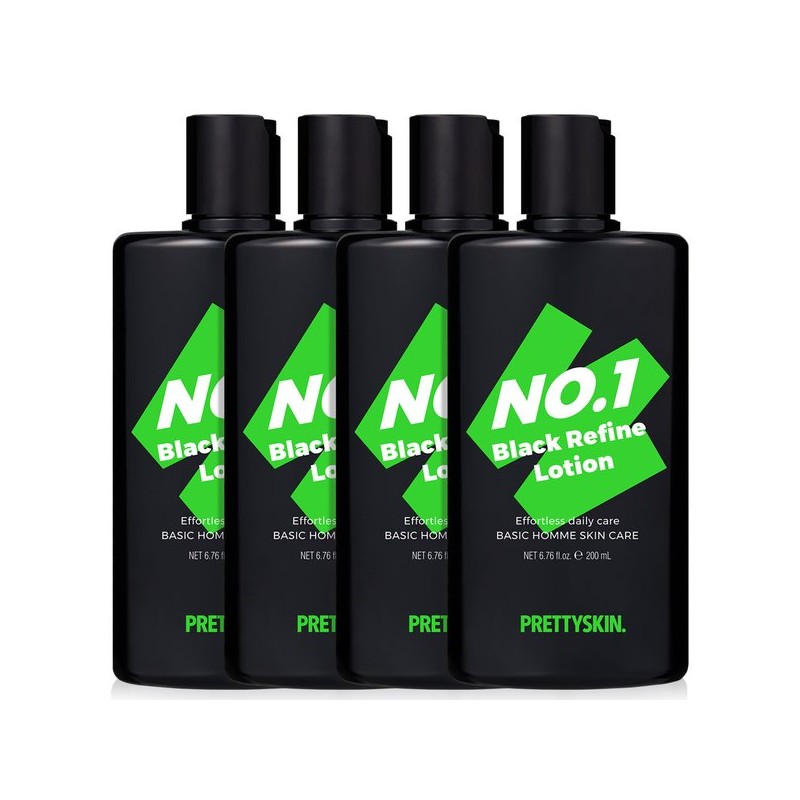 Pretty Skin 남성화장품 남자 로션 로션 200ml 4개 Men's Cosmetics