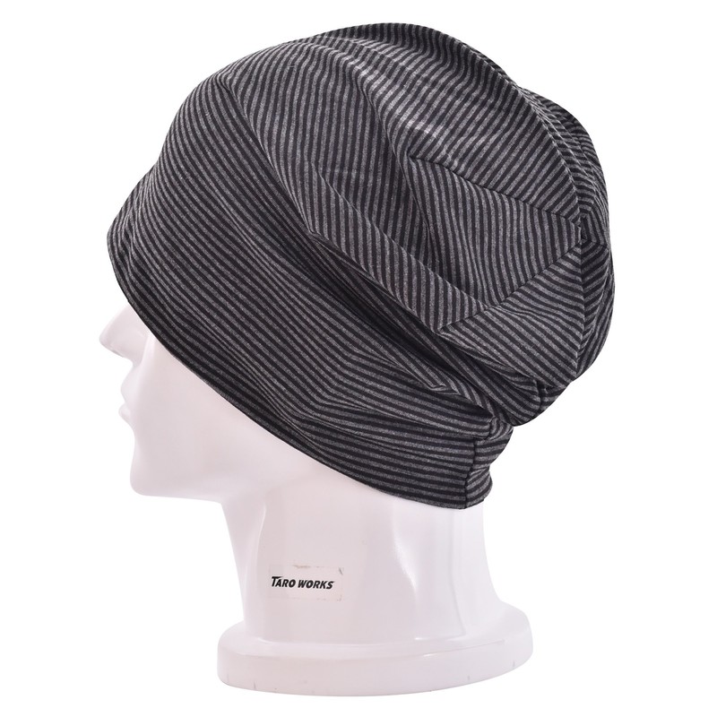 TARO WORKS, Roll - up Watch Cap, Solid, Knitted Hat,