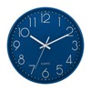 PATIKIL 12 Inch Wall Clock, Battery Operated Silent Non-Ticking Round