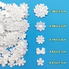 XCSJ 50 Pcs Lace Flowers Appliques White