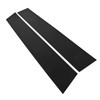 6 Pcs Side Door Window Cover Gloss Black Mirror Effect