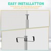 Litoexpe 4 Pack Universal Butterfly Spring Door Closer with Rubber
