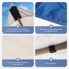13x13 Canopy Replacement Top Cover with Air Vent Silver Coated