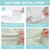 AABDTYYD Bed Sheet Straps - Pack of 4, Strong Mattress