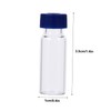 Ipetboom 100pcs Glass Sampling Vials with Screw Caps Airtight Seal