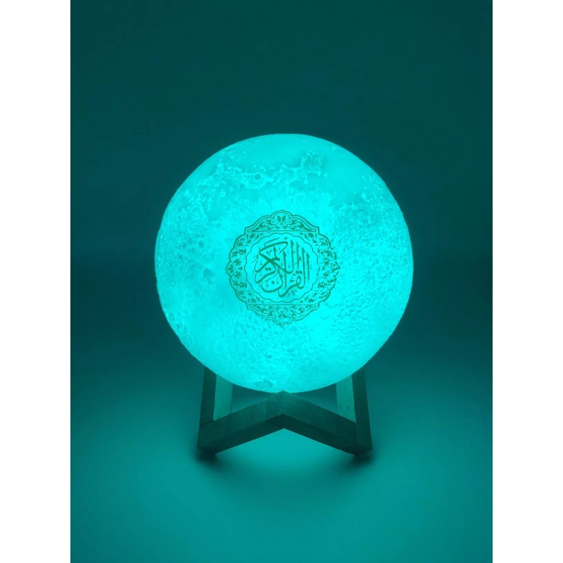 Moon Quran Speaker w/ Remote, includes 18 Reciters, 25 Translations,
