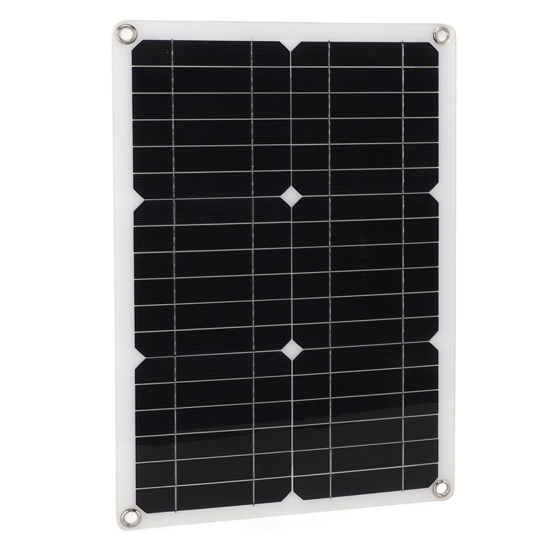 18V 20W Portable Solar Panel Semi Flexible Monocrystalline Waterproof Solar