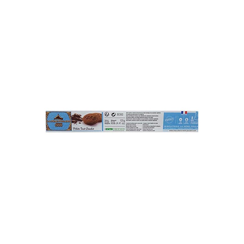 La Mere Poulard Les Palets Tout Chocolat 125g French
