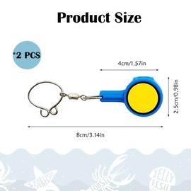 2 PCS Fishing Knot Tying Tool Multifunctional Fishing Line Tie Tool Portable Fishing Hook Covers Fishing Gear Gifts for Men Safe Knotting