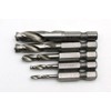 TMAX 5 pc M35 Cobalt Jobber Drill Bit Set, 1/4