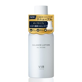 VIR Tokyo Balance Lotion, All-in-One Men's, 6.8 fl oz (200 ml) (Approx. 2 Months Supply), Large Capacity Lotion, Skin Care, Highly Moisturizing, Dry Skin, Retinol, CICA APPS, Niacinamide