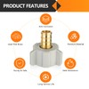 25-Pack HeSun PEX Fittings, 1/2" Pex x 1/2" Female NPT