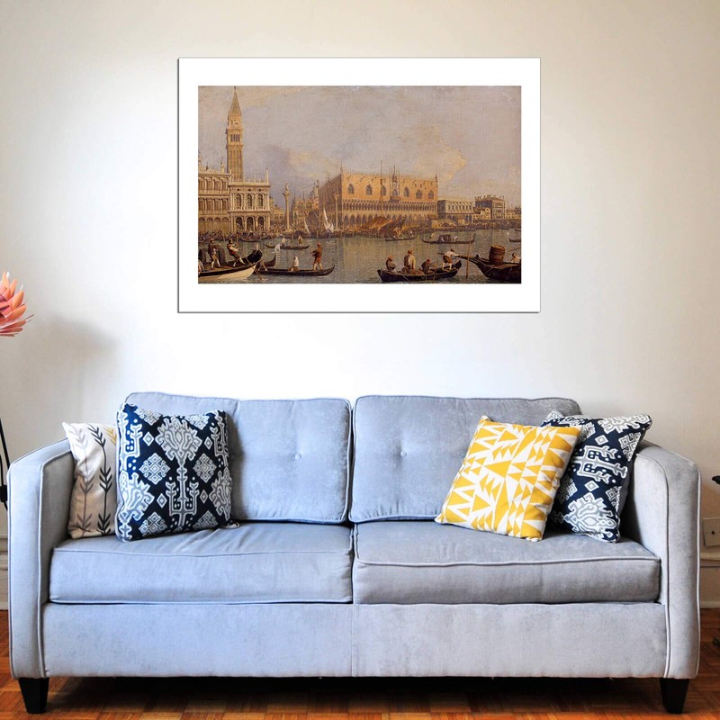 Spiffing Prints Canaletto - Veduta del Palazzo Ducale di Venezia