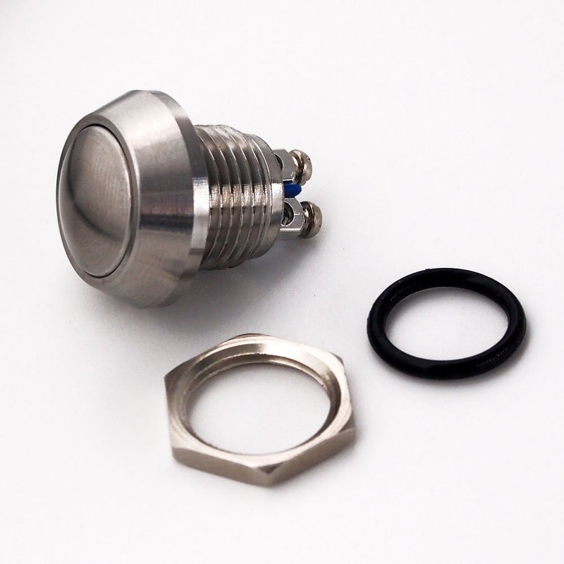 Momentary Push Button Switch, URTONE UR123, 1NO SPST DC/AC 36V