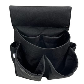 BOULDER Bag Pro 110 Professional Electrician Single Pouch. Black. Tool Belt Ready Durability, Wide Mouth, Deep Pockets, Pro Box Design. Made in The USA.