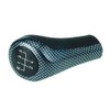 DoLED Leather Gear Knob Gear Stick in Black/Carbon Look with