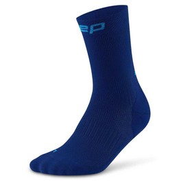 CEP - Short running socks with compression for men, Core 5.0 mid cut, optimal blood circulation, faster recovery and blister-free running, dark blue