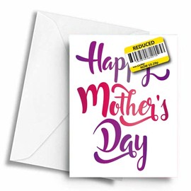 Happy Mother's Day Card - Funny - Discount Sticker