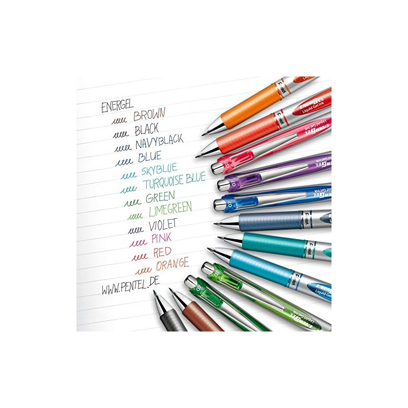 Pentel BL77-S3X EnerGel Retractable Gel Rollerball Pen