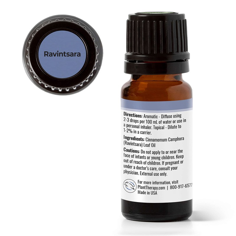 Plant Therapy Ravintsara Essential Oil 10 mL (1/3 oz) 100%