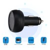 Car Voltmeter, 3 in 1 12V/24V Car USB Charger Thermometer