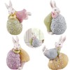 Easter Bunny Egg Resin Craft Ornaments Bunny Resin Figurines Durable