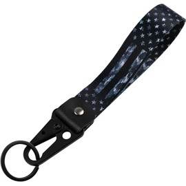 Llavero de muñeca con cierre de metal, cordón corto para llaves, herramientas, teléfono, llavero de pulsera para mujeres, profesoras y niñas