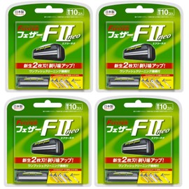 [Bulk Purchase] Feather System FII Neo Replacement Blades 10 x 4 Packs