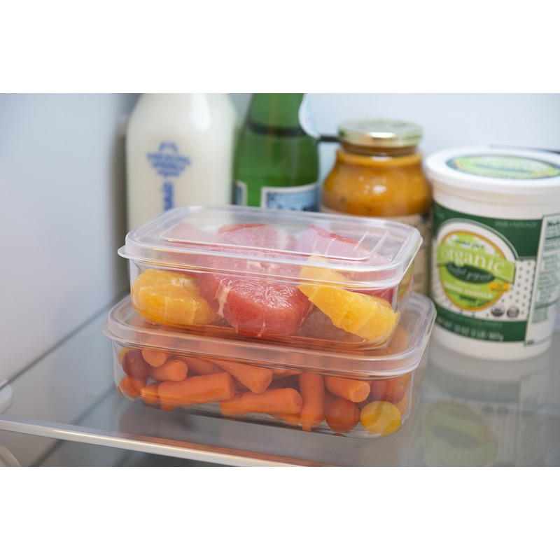 LSX 253 Micro Clear 1.0 qt Food Storage Container Set