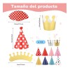 Pack de Gorros de Fiesta de Papel CHICON para Cumpleaños,