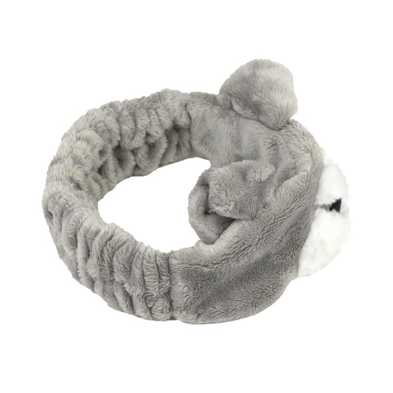 NICI ニキ ヘアバンド もこもこバンド リラックス メイク 洗顔 おうち時間 動物 シュナウザー