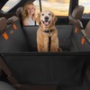 FURTIME Large Dog Car Seat, Upgraded PU Leather Back Seat