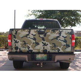 VViViD Vinyl Camouflage Pattern Wrap Air-Release Adhesive Film Sheets (3ft x 5ft, Desert Camo)