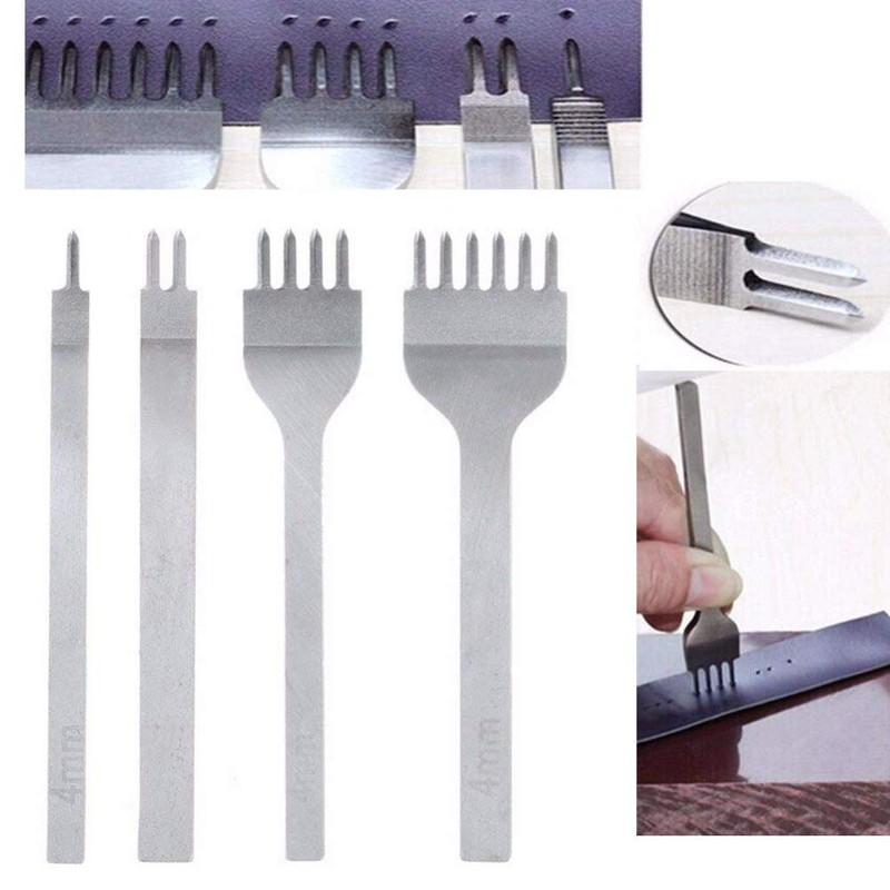 Leather Craft Tools Multi - Prong Punch 4 - Tool