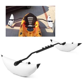Lixada Kayak Stabilization System, Kayak PVC Inflatable Outrigger Float with Sidekick Arms Rod Kayak Boat Fishing Standing Float Stabilizer System Set