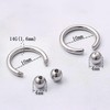 4 mm Piercing Pliers Piercing Tool Stainless Steel Self-Retaining Piercing