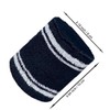 COUVER Tennis Style Premium Quality Athletic Terry Wristband Sweatband, 1
