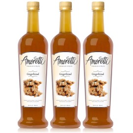 Amoretti Premium Gingerbread Syrup 750ml 3 Pack