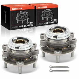 A-Premium 2 x Front Wheel Bearing and Hub Assembly with 5-Lug Compatible with Nissan Murano 2007/2009-2014, Teana II 2008-2013