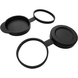 56mm Binocular/Monocular Objective Lens Caps Internal Diameter 69.7-74mm Rubber Cover Set Black