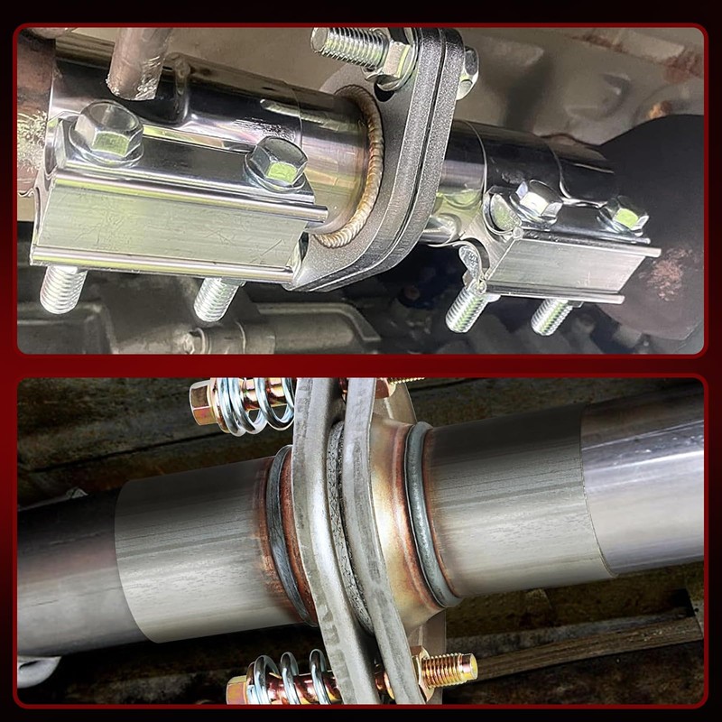Exhaust Flange 3" Quick Exhaust Flex Spring Flanges with Bolts