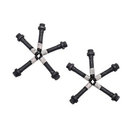 KarParts360 For Chevy K3500/K2500/K1500 1990-2000 Engine Cylinder Head Bolt | Steel | Hex Flanged Bolt Type | Hex Flanged Head Drive Type | W/Heat Hardened | 0.82 Inches Thread Length